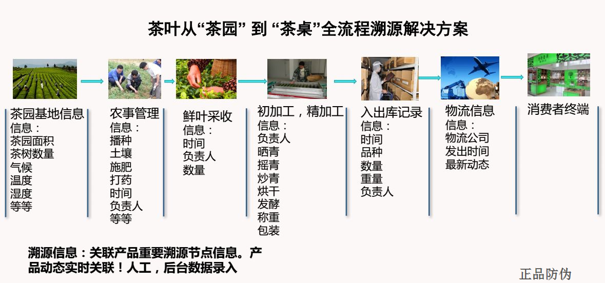 茶葉防偽追溯系統開發